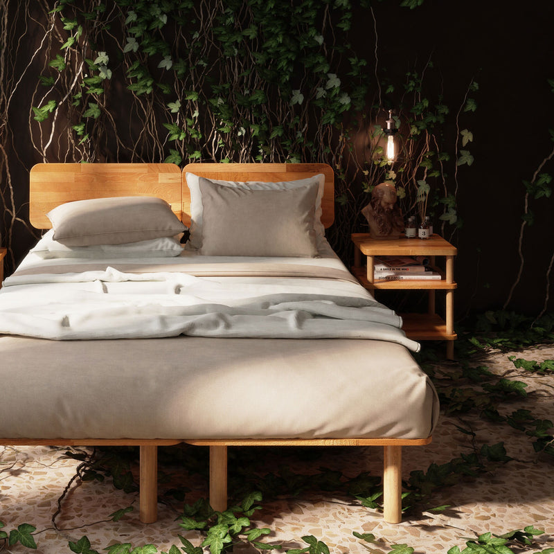 Brooklyn Beech Wooden Nightstand